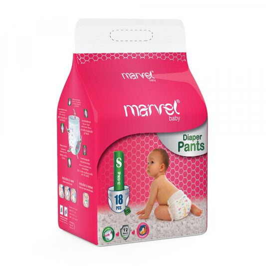 Marvel Baby Diaper Pants Small - 36pcs | Comfort and Convenience for Your Little One - Fortune Store