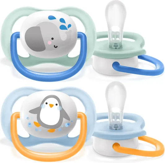 Philips Avent Ultra Air Soother 0-6 Months – Penguin | Soothing Comfort with Cute Penguin Design