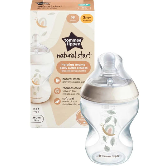 Tommee Tippee Decor PP 260ml Baby Feeding Bottle 3m+ - Perfect for Growing Babies