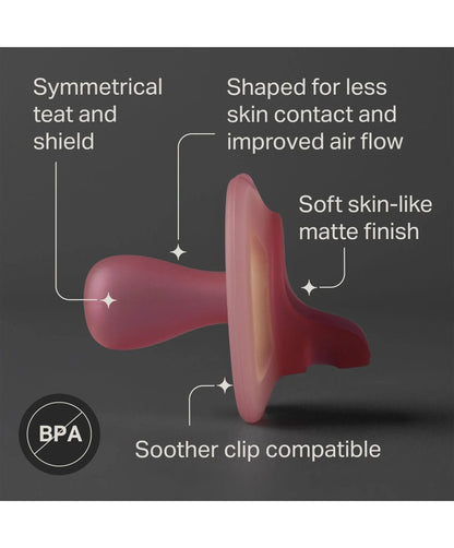 Tommee Tippee Ultra Light Night Glow Soothers (0-6m) | Twin Pack | The Lightest Soother Ever—Now Glows in the Dark