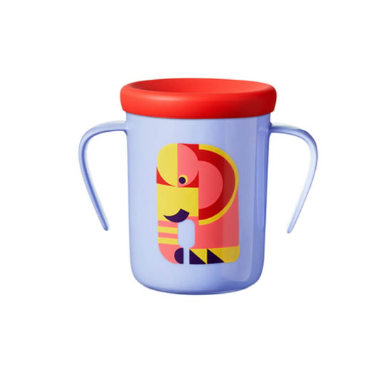 Tommee Tippee Easiflow 360° Spill-Proof Trainer Cup with Travel Lid 12M+ – Perfect for Growing Toddlers! - Fortune Store