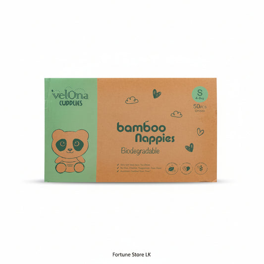 Velona Cuddles Biodegradable Bamboo Diapers | Soft & Eco-Friendly Baby Diapers Sri Lanka - Fortune Store