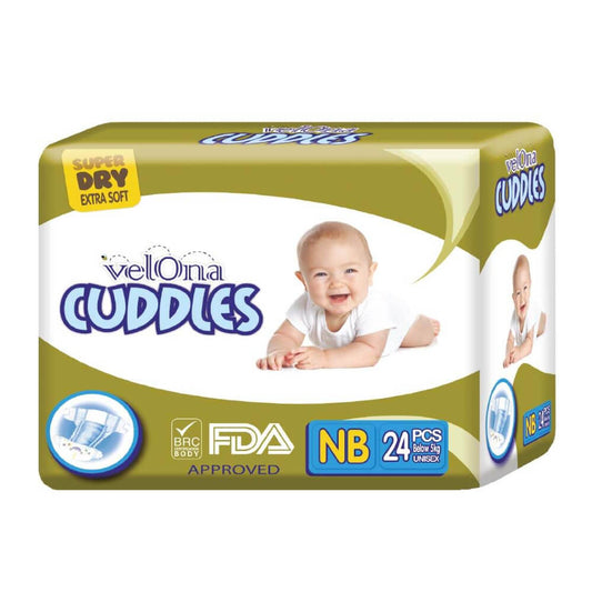 Velona Cuddles Newborn Classic Diaper Below 5Kg | 24 Pcs - Fortune Store